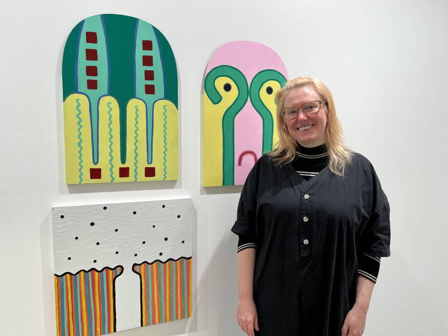 Riverina artist Sarah McEwan is excited for her first show at Murray Art Museum Albury. "I can't wait to see all the works together, and how they all work together to create this whole exhibition," she says. Picture supplied