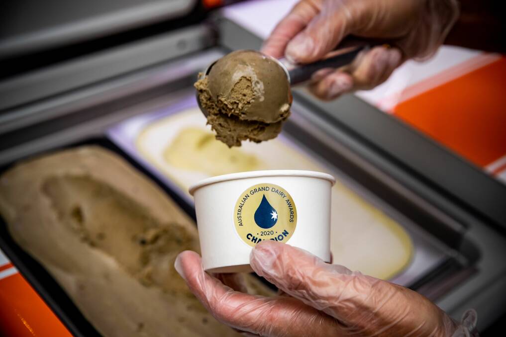 Gundowring ice cream has received many awards over its 20-year history. File picture