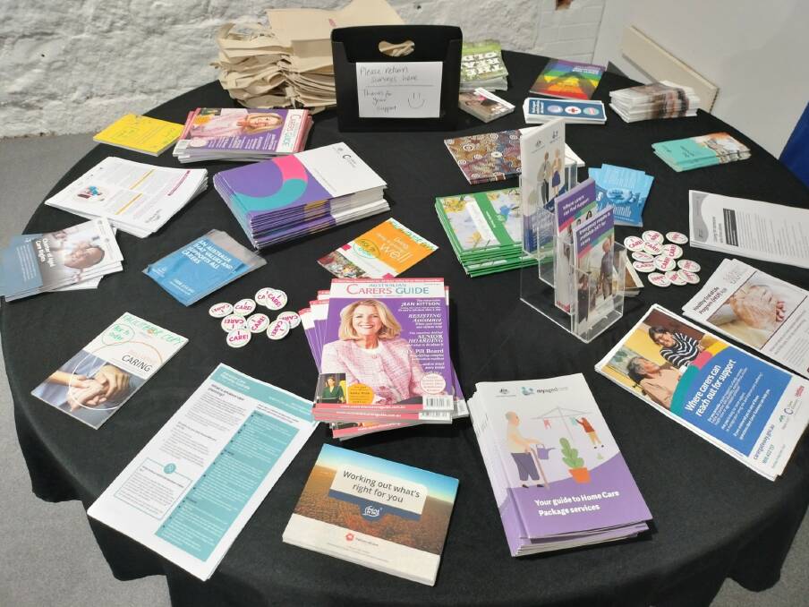 Hosted by Uniting Vic.Tas and Murray Primary Health Network, the event made many resources available for participants. Picture supplied