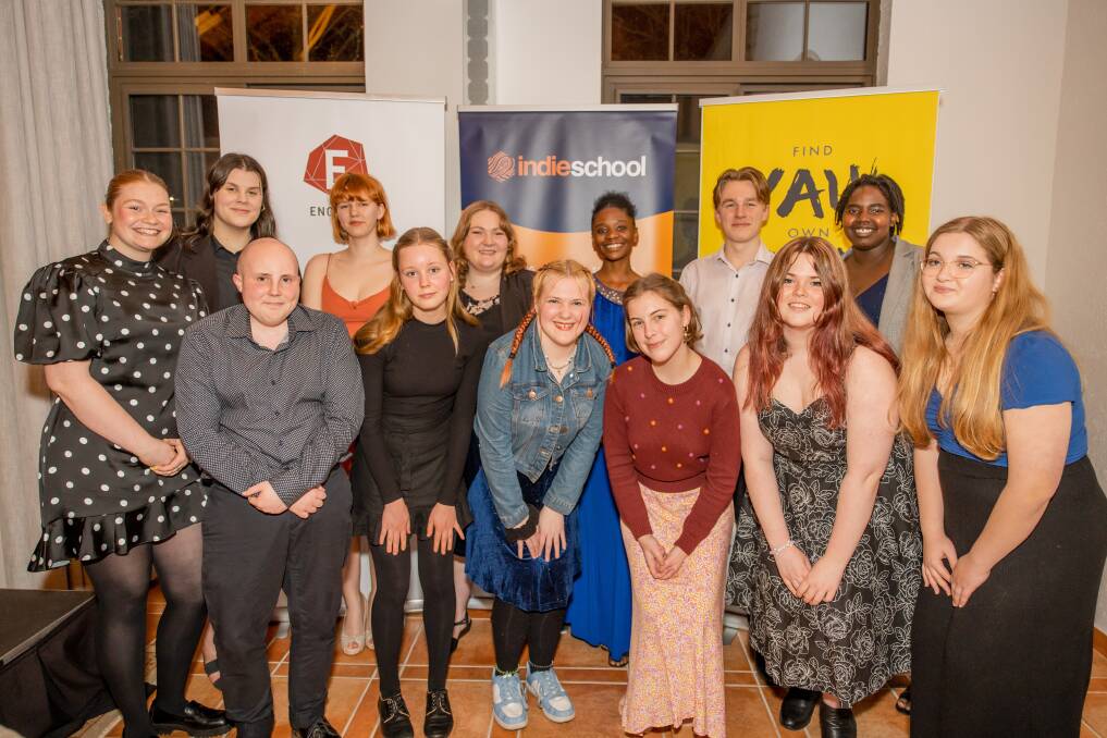 Hear Our Voices saw young people both share their stories and organise the gala dinner that presented them. The interviewees and HOV committee are (back row from left) Lily McQualter, Genevieve Gill, Keara Devine, Eloise Hall, Loveness Marushane, Jackson Quilty and Immaculate Nyasezerano, (front row from left) Jasper Traum, Stella Brinsdon, Harriett Fimmel, Simone Herzina, Hannah Rudder and Joanna Seymour. Picture by Hayley Kotzur