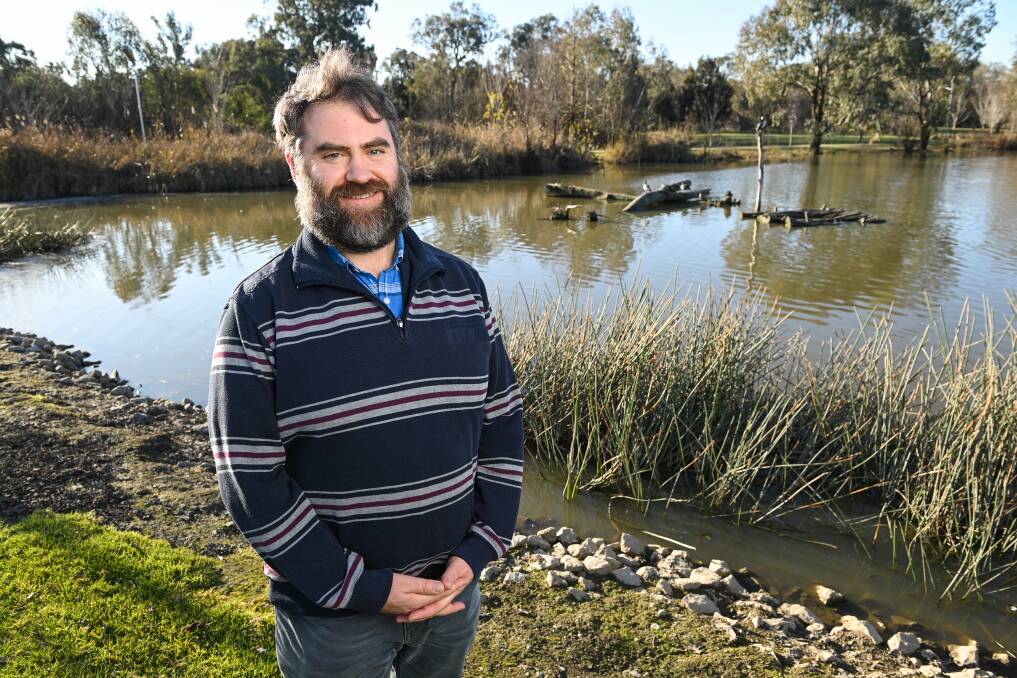 Associate Professor James Van Dyke, of La Trobe, is part of the team that won the 2023 Eureka Prize for Innovation in Citizen Science. Picture by Mark Jesser