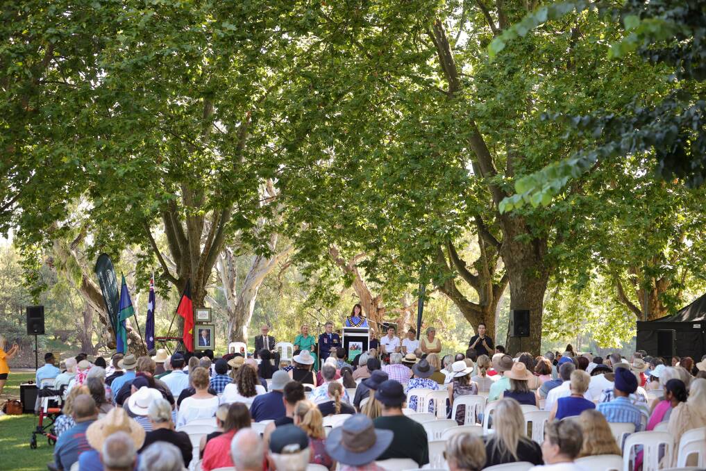 Albury Council's Australia Day celebrations at Noreuil Park, pictured here in 2023, were altered this year, with councillors recently announcing plans for the activities in 2025. File picture by James Wiltshire