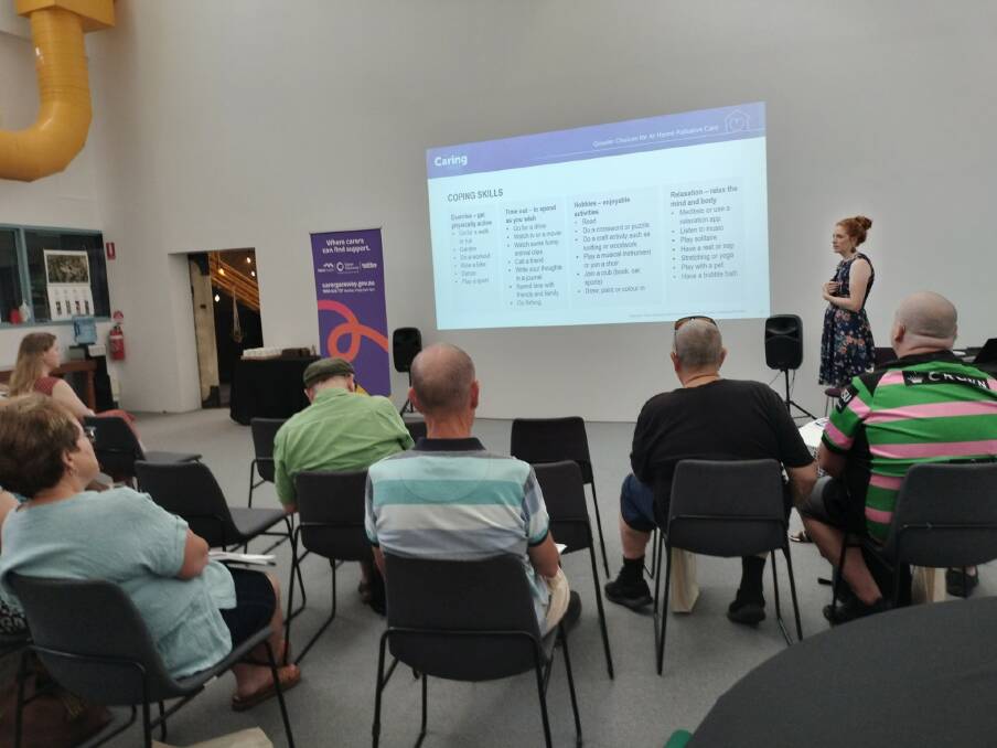 About 20 people joined Tuesday's carers forum in Beechworth. Picture supplied