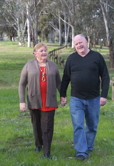 WILLING WORKER: Thurgoona's Jan Bell and her husband Phil feel employers should give older job seekers more of a chance. Picture: ELENOR TEDENBORG