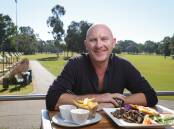 Celebrity chef Matt Moran recommends an Open Lamb Souvlaki dish at Yarrawonga Mulwala Golf Club Resort. Picture by James Wiltshire