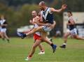 Mitta United star Jarrod Hogdkin missed for a third week in a row against the Hoppers on the weekend. 